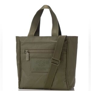 Aloha Collection Crossbody Tote - Olive Green